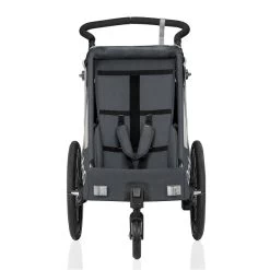 Qeridoo Qupa1 Grey Fahrradanhänger 360-Grad-Buggyrad Und Deichsel 2023 -Baby Produkt Laden 004 qupa1 2023 grey frontopen