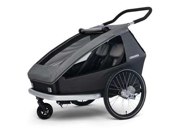 Croozer Kid Keeke 2 Mountain Grey 2in1 Fahrradanhänger & Buggy-Set 3 Croozer Kid Keeke 2 Mountain Grey 2in1 Fahrradanhänger & Buggy-Set