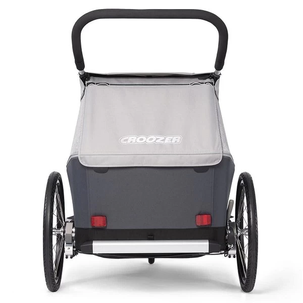 Croozer Kid Keeke 2 Stone Grey 2in1 Fahrradanhänger & Buggy-Set – Bild 4