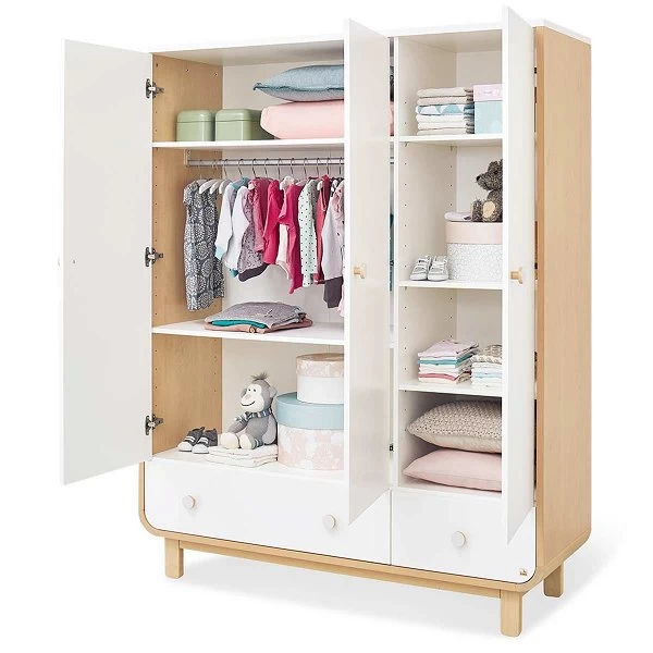 Pinolino Light Kleiderschrank Groß 3-türig 4 Pinolino Light Kleiderschrank Groß 3-türig – Bild 2