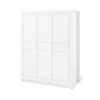 Pinolino Milk Kleiderschrank Groß 6T, 3S MDF, Weiß Lackiert - Zum Toppreis -Baby Produkt Laden 143424g gr 1