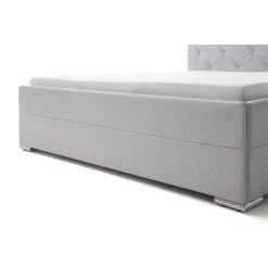 Meise Möbel Chicago Polsterbett Hellgrau 180 X 200 Cm Mit Chromfüßen -Baby Produkt Laden 1934 20 fein