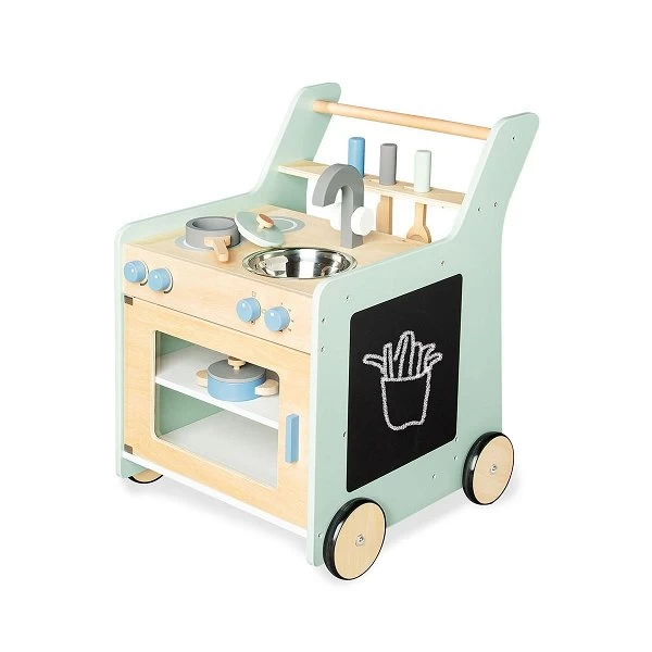 Pinolino Kinderküche Kalle, Pastellgrün Massivholz Und MDF, Klar & Bunt Lackiert 3 Pinolino Kinderküche Kalle, Pastellgrün Massivholz Und MDF, Klar & Bunt Lackiert