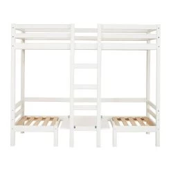 Hoppekids JUMBO Etagenbett ECO Dream 90x200 Cm Nicht Teilbar | Mit Sitzbank & Tisch -Baby Produkt Laden 36 1040 82 09a 2 1