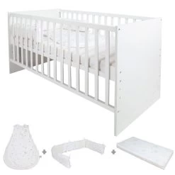 Roba Komplettbett-Set Safe Asleep® - Sternenzauber Inkl. Nestchen Air, Matratze & Schlafsack Easy Air