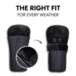 Hauck Pushchair Footmuff Winter Fußsack -Baby Produkt Laden 4007923567111.pt06.pushchair footmuff winter black