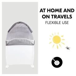 Hauck Travel Bed Canopy Sonnen- & Insektenschutz -Baby Produkt Laden 4007923599204.pt06.travel bed canopy grey