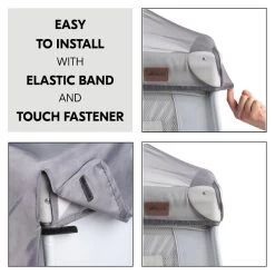 Hauck Travel Bed Canopy Sonnen- & Insektenschutz -Baby Produkt Laden 4007923599204.pt08.travel bed canopy grey