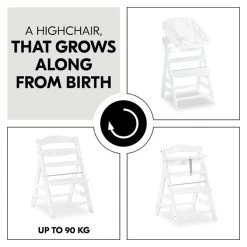 Hauck Alpha+B Hochstuhl 22 Hauck Alpha+B Hochstuhl -Baby Produkt Laden 4007923661161.pt04.alpha white