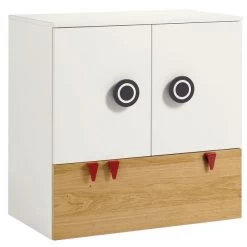 Hülsta Now! Minimo Kommode 2 Türen & 1 Schublade In Schneeweiß/Natureiche Zum Toppreis