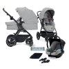 Kinderkraft B-TOUR 3in1 Kinderwagen Light Grey Inkl. Autositz, Adapter, Fußsack, & Regenschutz -Baby Produkt Laden 5902533918959 1