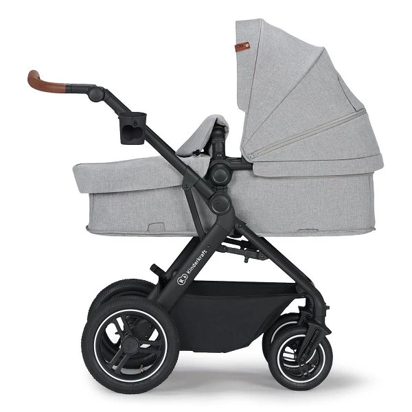 Kinderkraft B-TOUR 3in1 Kinderwagen Light Grey Inkl. Autositz, Adapter, Fußsack, & Regenschutz 5 Kinderkraft B-TOUR 3in1 Kinderwagen Light Grey Inkl. Autositz, Adapter, Fußsack, & Regenschutz – Bild 3
