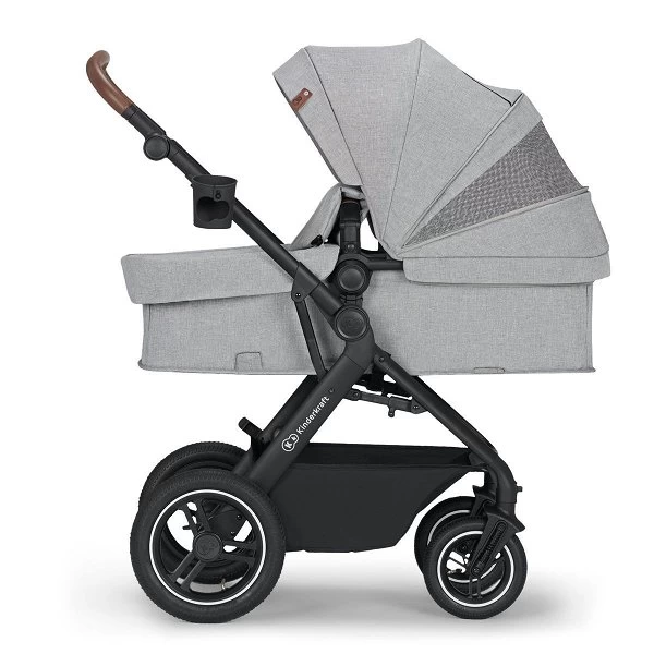 Kinderkraft B-TOUR 3in1 Kinderwagen Light Grey Inkl. Autositz, Adapter, Fußsack, & Regenschutz 7 Kinderkraft B-TOUR 3in1 Kinderwagen Light Grey Inkl. Autositz, Adapter, Fußsack, & Regenschutz – Bild 5