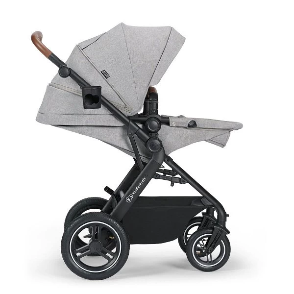 Kinderkraft B-TOUR 3in1 Kinderwagen Light Grey Inkl. Autositz, Adapter, Fußsack, & Regenschutz 10 Kinderkraft B-TOUR 3in1 Kinderwagen Light Grey Inkl. Autositz, Adapter, Fußsack, & Regenschutz – Bild 8