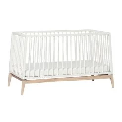 Leander Luna Babybett 70x140 Cm Weiß/Eiche -Baby Produkt Laden 720140 03 leander luna babycot 140x70cm white oak 7 1