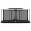 Berg Ultim Favorit InGround 410 Trampolin Grey Mit Sicherheitsnetz Comfort