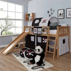 Ticaa Ekki Rutschbett Vertikal Buche Natur A3 Massivholz - Dessin Wählbar