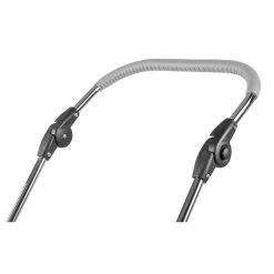 HESBA Condor Coupe Kinderwagen Außen 767 Innen 109 Räder Weiß 30 Cm, Ledergriff Grau -Baby Produkt Laden 9507 leather push handle new 2018 grey