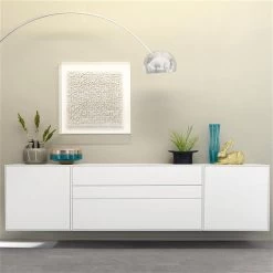 Now! By Hülsta Easy Hänge-Sideboard 64x256x45 Cm 3-teilig