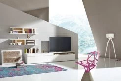 Now! By Hülsta Easy Wohnwand Natureiche 162x334x45 Mit Media-Lowboard - 4-teilig