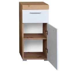 Trendteam Amanda Badmöbel 164x190x34 Cm 4-teilig Weiß / Asteiche -Baby Produkt Laden amanda bd 1393 802 07 freisteller 2 2