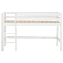 Hoppekids Halbhohes Bett ECO Dream 70x160 Cm Mit Gerader Leiter | Teilbar -Baby Produkt Laden basic a4 3 2 1