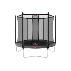 Berg Favorit Regular 200 Trampolin Grau Mit Sicherheitsnetz Comfort