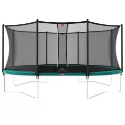 Berg Grand Favorit Regular 520 Trampolin Grün Mit Sicherheitsnetz Comfort