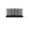 Berg Ultim Favorit InGround 410 Trampolin Schwarz Mit Sicherheitsnetz Comfort