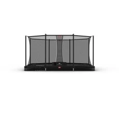 Berg Ultim Favorit InGround 410 Trampolin Schwarz Mit Sicherheitsnetz Comfort