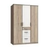 Wimex Cariba Kleiderschrank 3-türig San Remo-Eiche-Nachbildung / Weiß -Baby Produkt Laden cariba 327 625 5wuysd7rw4lfm9ad