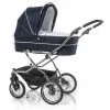 HESBA ClassicA Kinderwagen Außen 557, Innen 150 Mit Schwenkbaren Vorderrädern Schwarz SW-SL 2/25 -Baby Produkt Laden classica 2 25swsl fb557 150 2