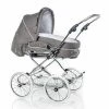 HESBA Condor Coupe Kinderwagen Außen 767 Innen 109 Räder Weiß 30 Cm, Ledergriff Grau -Baby Produkt Laden condor coupe 300eva fb767 109 lg grau