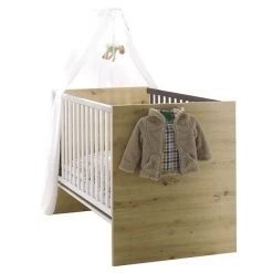 Mäusbacher Cordula Kinderbett Lava & Weiß Matt Asteiche Dekor