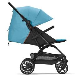 CYBEX Eezy S+2 Buggy Beach Blue Gestell In Black | Mit All-Terrain Rädern -Baby Produkt Laden cyb 22 int excl us y270 eezys 2 blk bebl lieflat