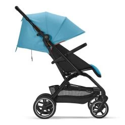 CYBEX Eezy S+2 Buggy Beach Blue Gestell In Black | Mit All-Terrain Rädern -Baby Produkt Laden cyb 22 int y270 eezys 2 blk bebl