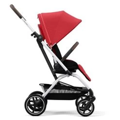 CYBEX Eezy S Twist+2 Buggy Hibiscus Red Gestell Silver | Mit All-Terrain Rädern -Baby Produkt Laden cyb 22 int y270 eezystwist 2 slv hibr