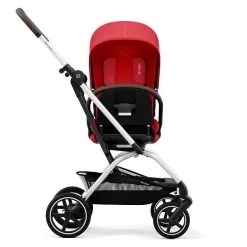 CYBEX Eezy S Twist+2 Buggy Hibiscus Red Gestell Silver | Mit All-Terrain Rädern -Baby Produkt Laden cyb 22 int y270 eezystwist 2 slv hibr rotation