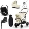 CYBEX Gazelle S Kinderwagen Seashell Beige + Cloud T I-Size + Zubehör Bundle -Baby Produkt Laden cybex gazelle bundle 1002450893