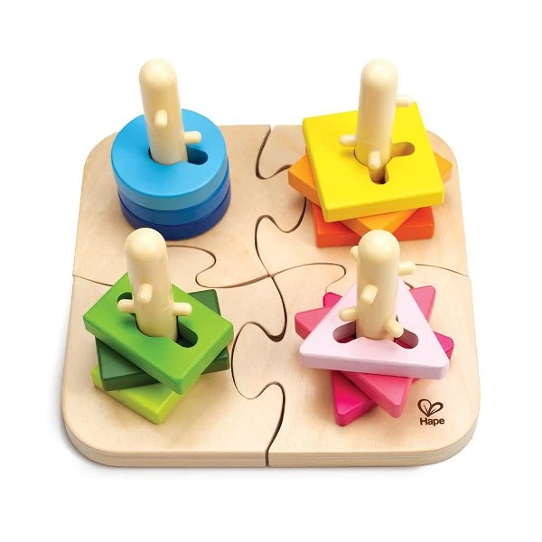 Hape Kreatives Steckspiel E0411 3 Hape Kreatives Steckspiel E0411
