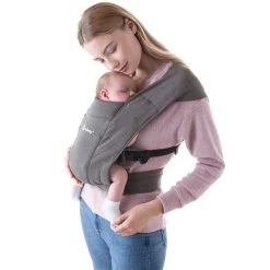 Ergobaby Embrace Oxford Blue Babytrage Für Neugeborene -Baby Produkt Laden embrace heathergrey bcemagry ifi 3