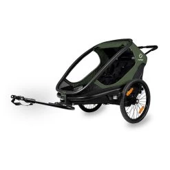 Hamax Outback Fahrradanhänger Grün/Schwarz Inkl. Deichsel & Buggyrad 11 Hamax Outback Fahrradanhänger Grün/Schwarz Inkl. Deichsel & Buggyrad -Baby Produkt Laden ham400062 outback green bicycle arm