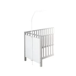 Schardt Milano Pinie Kinderbett 70x140 Cm Pinie Silber/MDF Weiß -Baby Produkt Laden himmelstange weiss purebettsgr 42