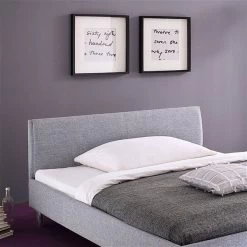 Meise Möbel Hip Hop Polsterbett 140 X 200 Cm Hellgrau-Richmond Stoff - Zum Aktionspreis -Baby Produkt Laden hip hop kopfteil 2