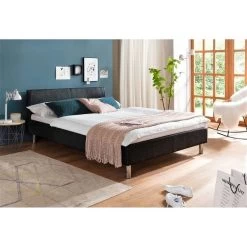 Meise Möbel Hip Hop Polsterbett 140 X 200 Cm Anthrazit