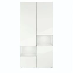 Hülsta Neo Wohnwand Vitrine 1 Schubkasten Und 3 Türen Hochglanzlack Reinweiß -Baby Produkt Laden huelsta neo 134420f4