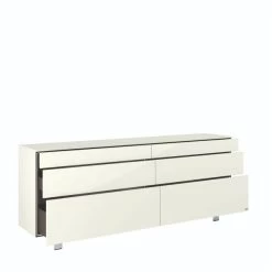 Hülsta Neo Sideboard 6 Schubkästen Lack Weiß -Baby Produkt Laden huelsta neo 134452f4