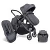 ICandy Orange Double Combo Dark Slate Marl Phantom Geschwisterkinderwagen | Inkl. Praktischem Zubehör -Baby Produkt Laden icandy orange dark slate double witb