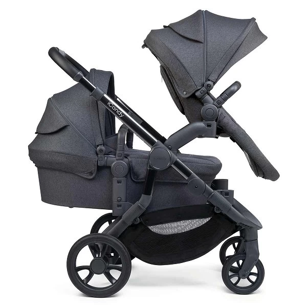ICandy Orange Double Combo Dark Slate Marl Phantom Geschwisterkinderwagen | Inkl. Praktischem Zubehör 4 ICandy Orange Double Combo Dark Slate Marl Phantom Geschwisterkinderwagen | Inkl. Praktischem Zubehör – Bild 2
