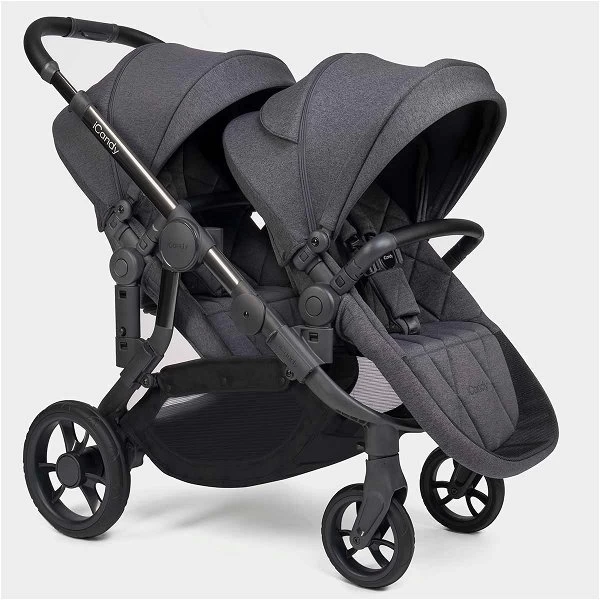 ICandy Orange Double Combo Dark Slate Marl Phantom Geschwisterkinderwagen | Inkl. Praktischem Zubehör 8 ICandy Orange Double Combo Dark Slate Marl Phantom Geschwisterkinderwagen | Inkl. Praktischem Zubehör – Bild 6